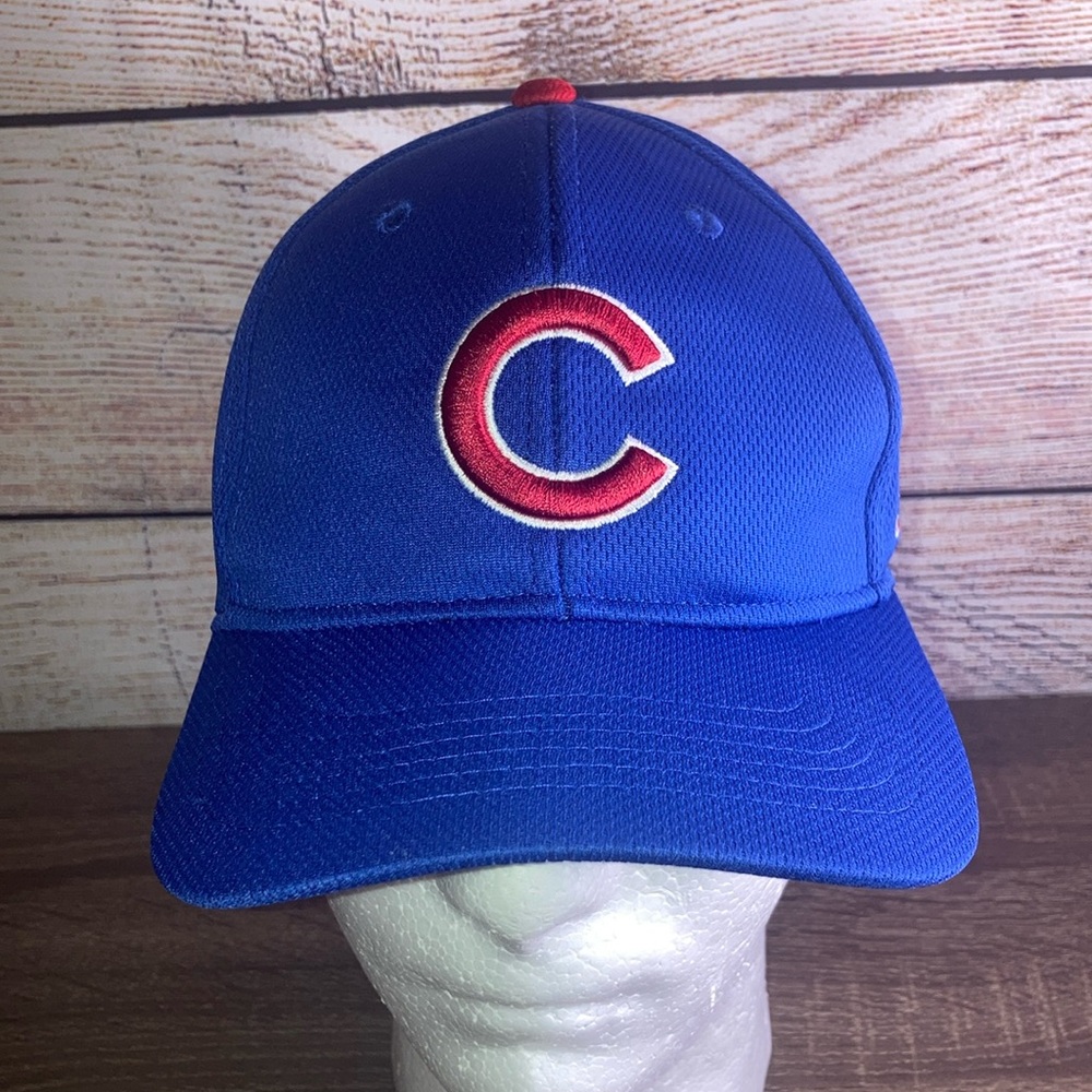 EUC Chicago Cubs Youth Ball Cap Hat OC Sports Adjustable OSFM Baseball MLB Blue